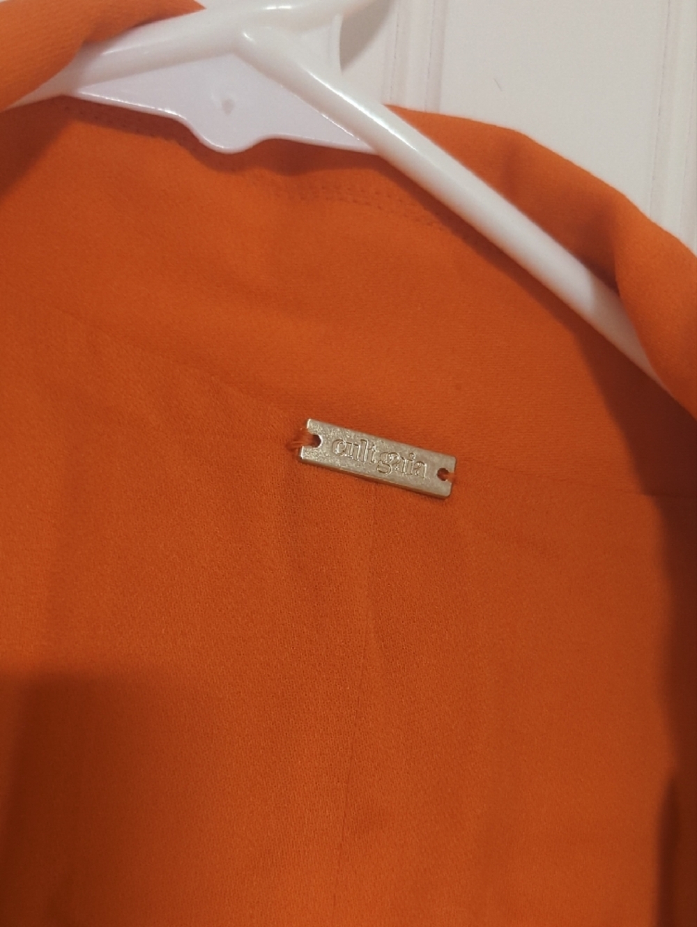 cult gaia Orange Feather Harper Dress - Picture 4 of 8